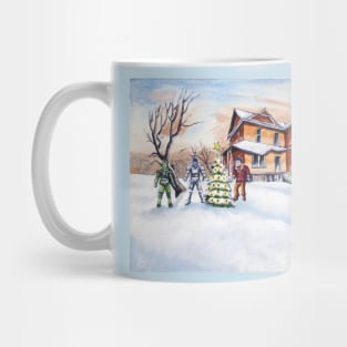 Hillhurst Holiday in Watercolor Mug